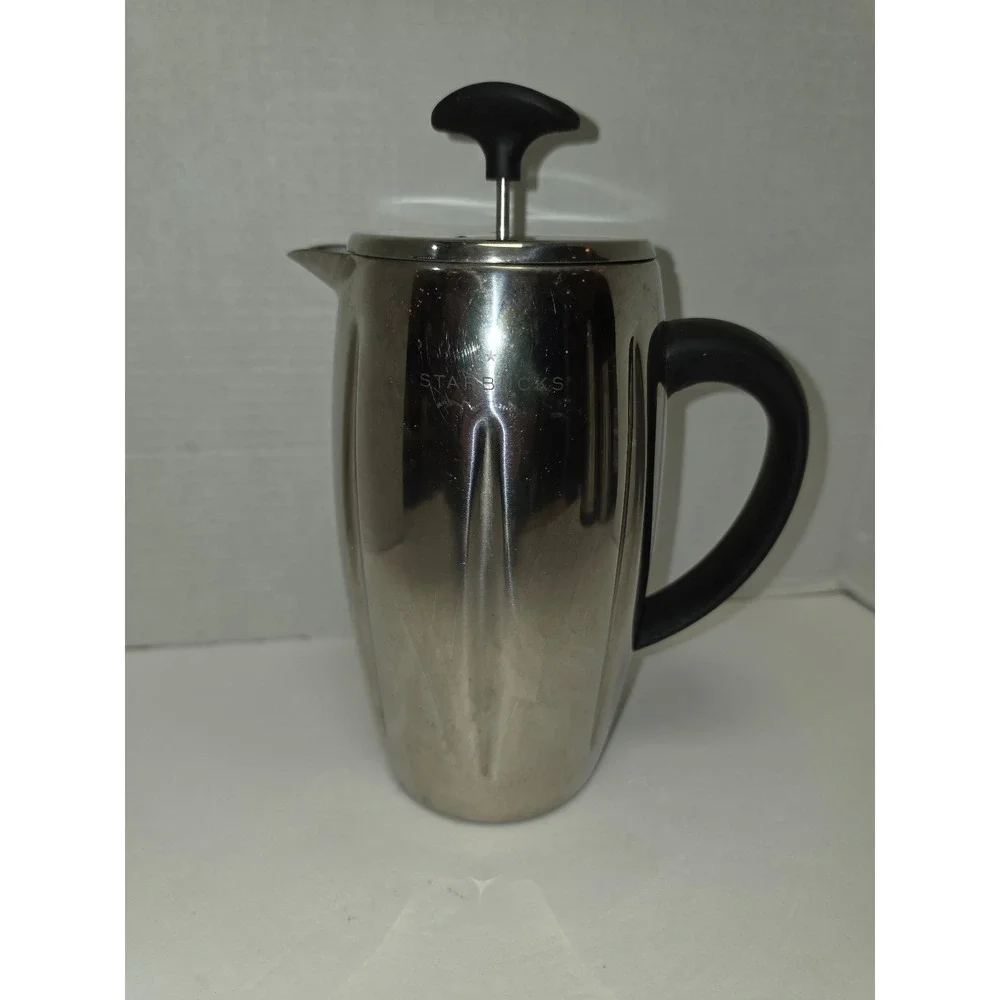 vintage 2003 Starbucks Barista stainless steel French press coffee maker